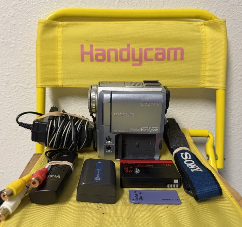 Sony Handycam DCR-PC105 Mini DV Camcorder w/Nightshot + USB TESTED WORKING 0