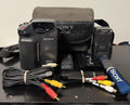 Sony Handycam CCD-SC5 Video 8 Camcorder W/ USB Transfer Kit TESTED WORKING 0