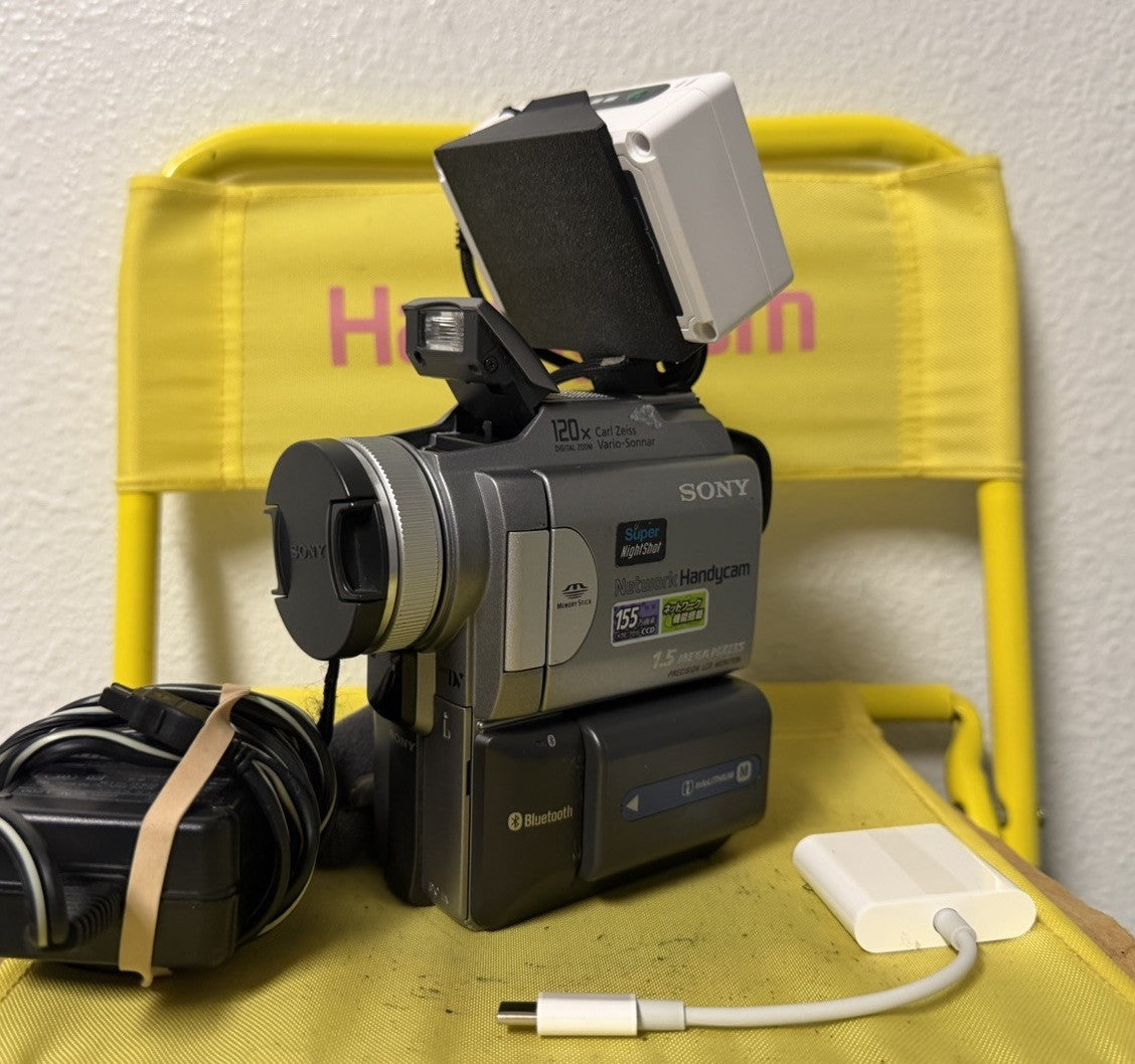 Sony Handycam DCR-PC120 Mini DV Tapeless Powerplay To Micro SD W/Nightshot 0