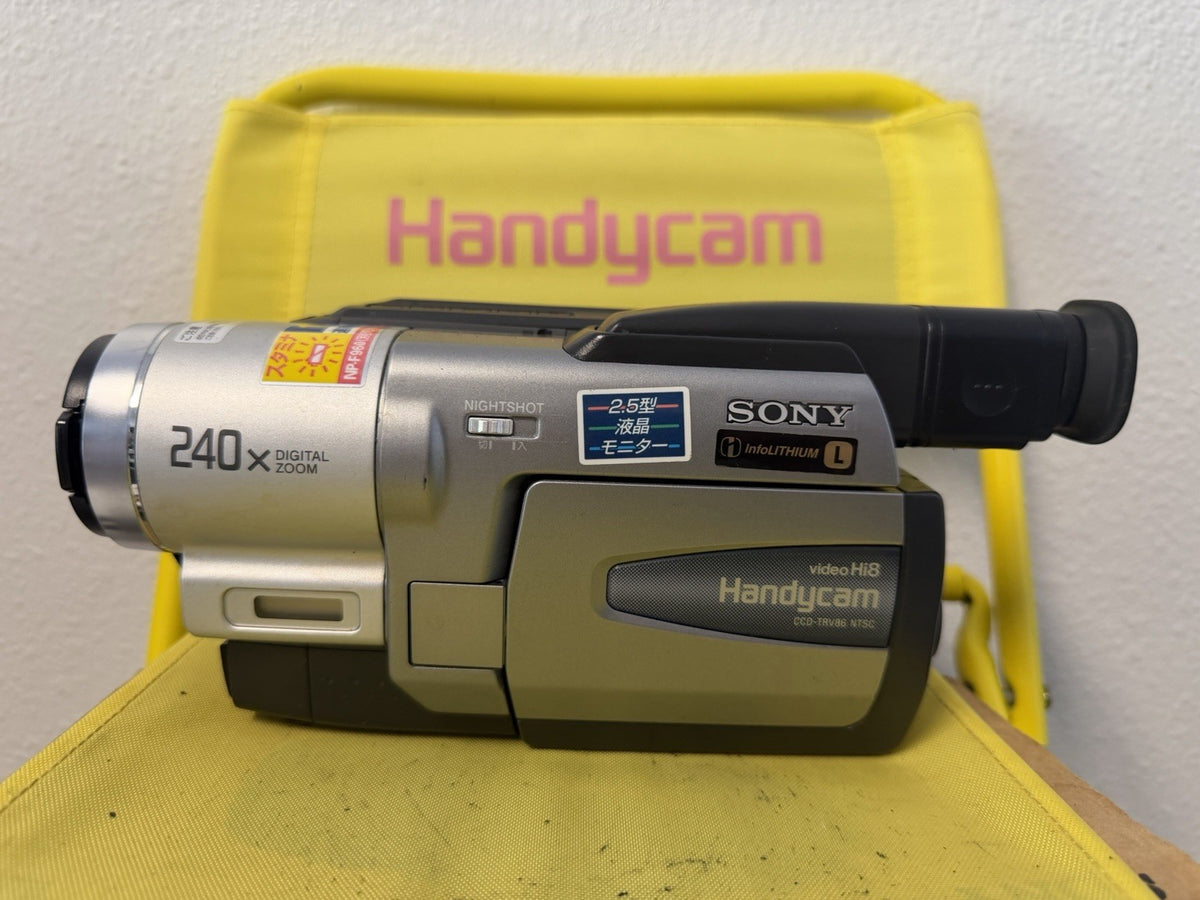 Sony Handycam CCD-TRV86 Hi8 Camcorder w/Nightshot + USB TESTED WORKING 1