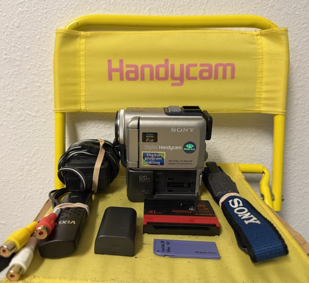 Sony Handycam DCR-PC5 Mini DV Camcorder w/Nightshot + USB TESTED WORKING  RARE0