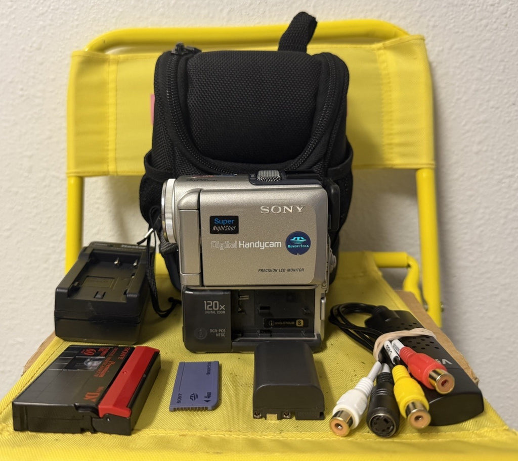 Sony Handycam DCR-PC5 Mini DV Camcorder w/Nightshot + USB TESTED WORKING  RARE0