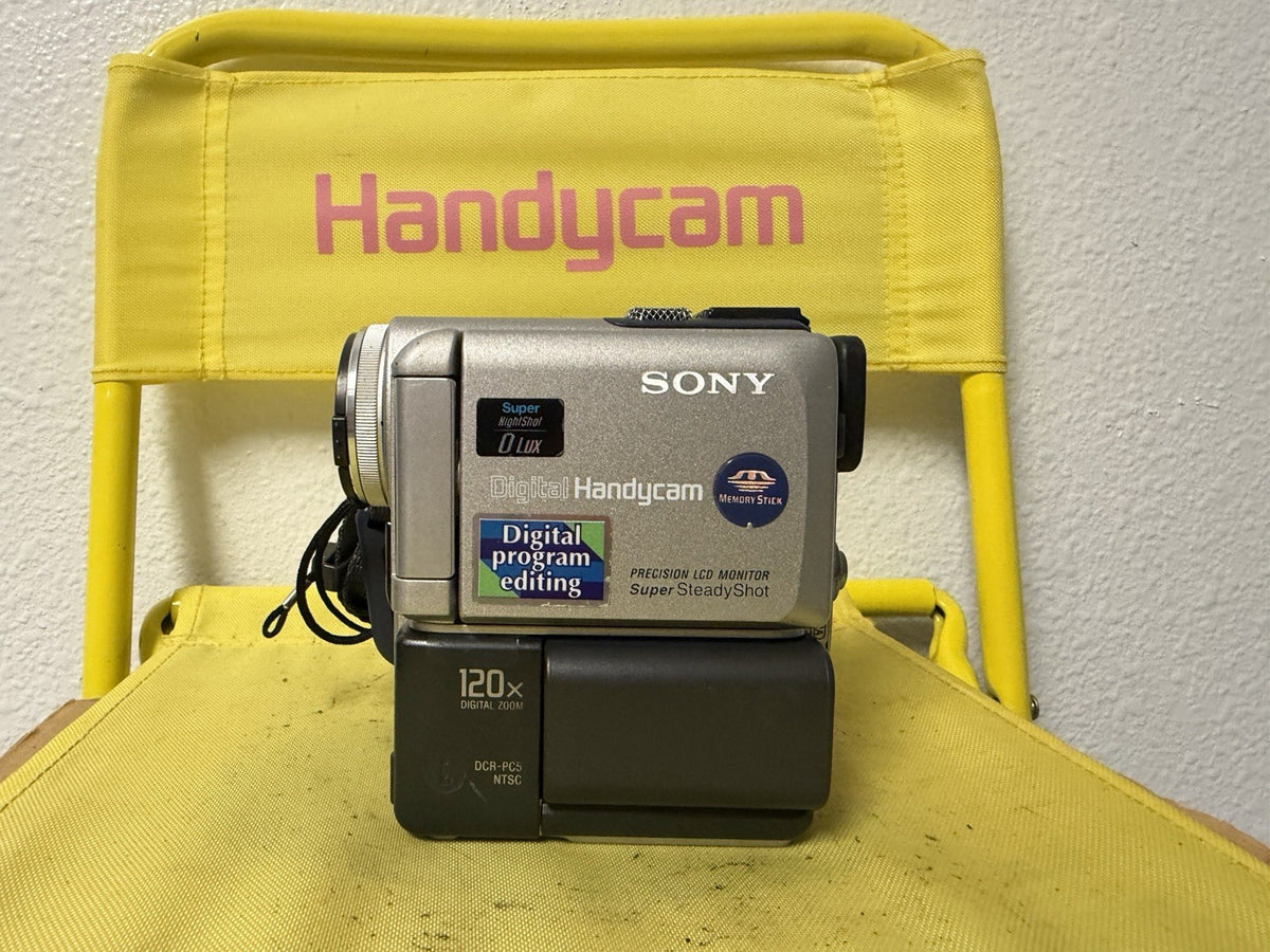Sony Handycam DCR-PC5 Mini DV Camcorder w/Nightshot + USB TESTED WORKING  RARE1